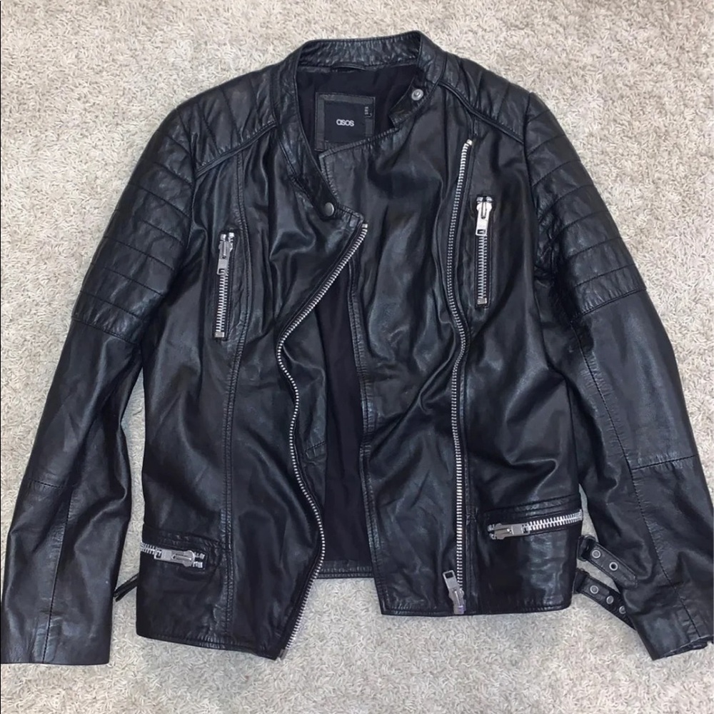 Leather jacket